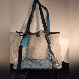 Coach Transparent Tote Bag